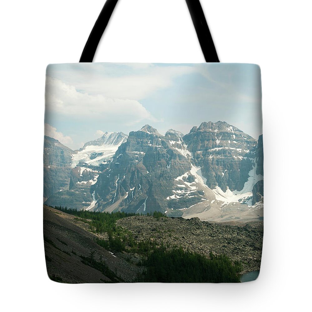 Scenics Tote Bag featuring the photograph Eiffel Lake And Valley Of The Ten Peaks #1 by John Elk Iii