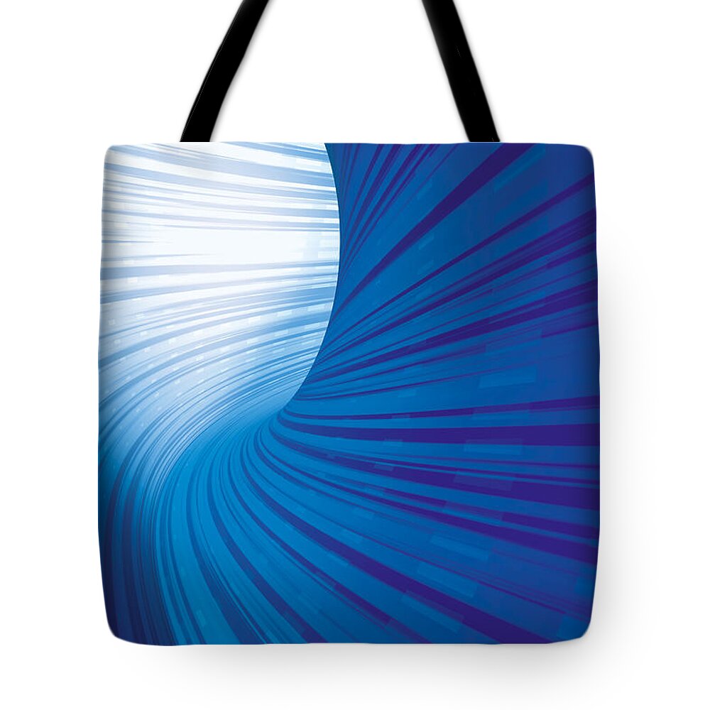 Curve Tote Bag featuring the photograph Electric Tunnel #1 by Frankramspott
