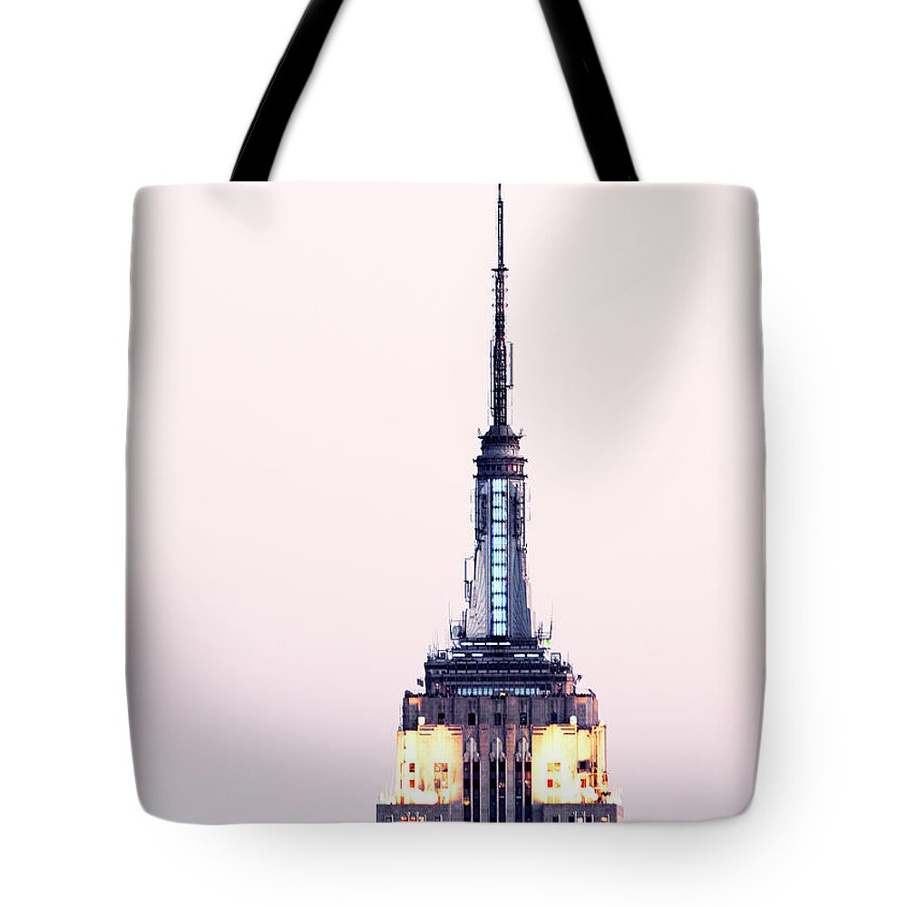 Built Structure Tote Bag featuring the photograph Empire State #1 by Allan Baxter
