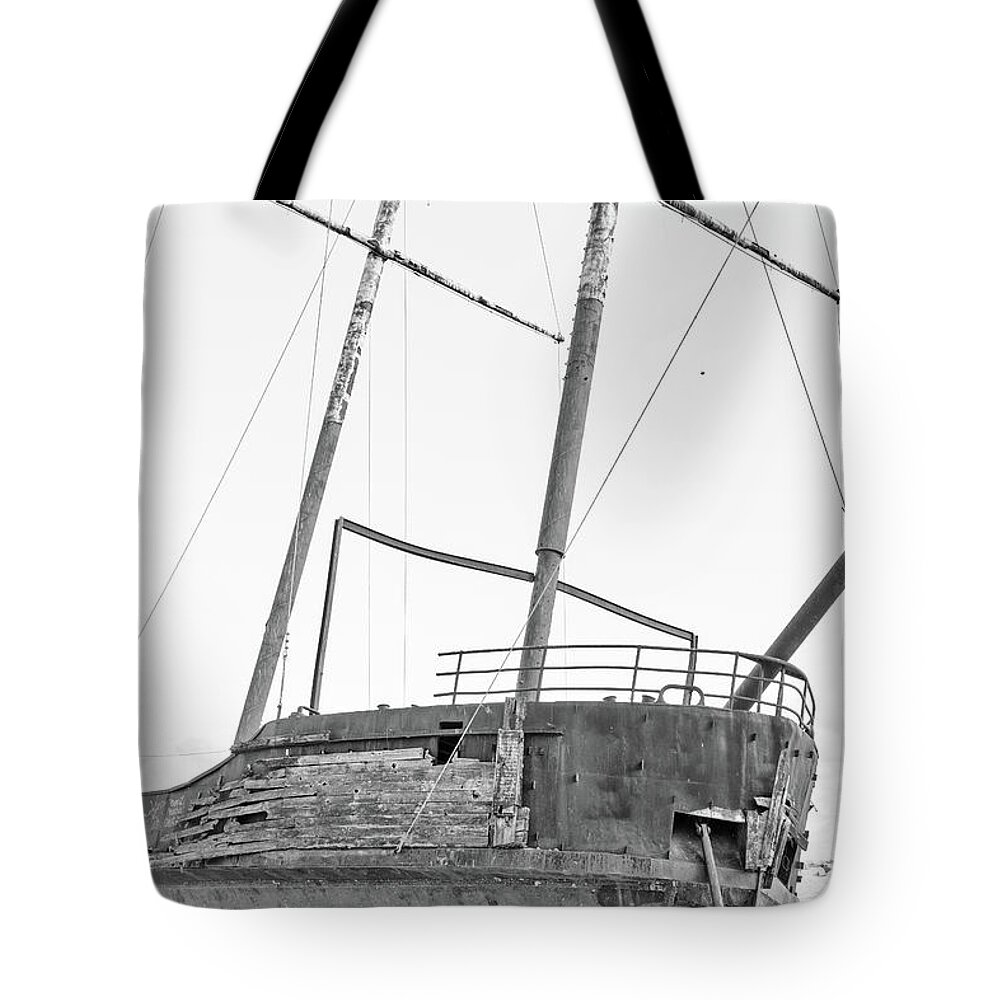 Forgotten In Time Tote Bag featuring the photograph Forgotten Landmark #1 by Nick Mares
