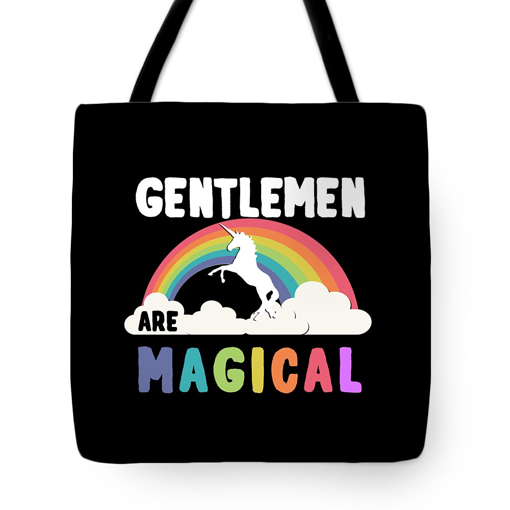 Unicorn Tote Bag featuring the digital art Gentlemen Are Magical #1 by Flippin Sweet Gear