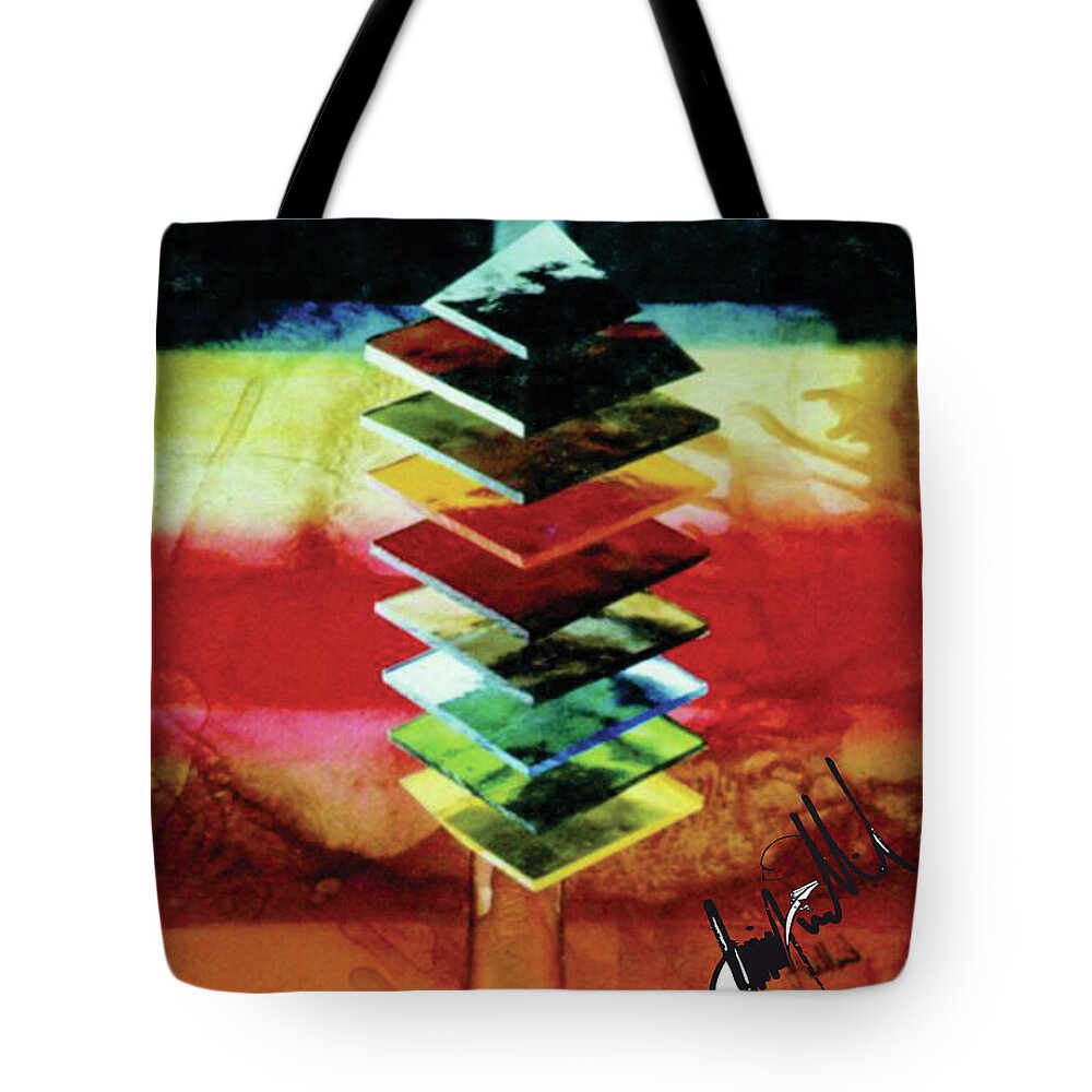  Tote Bag featuring the digital art Glass by Jimmy Williams