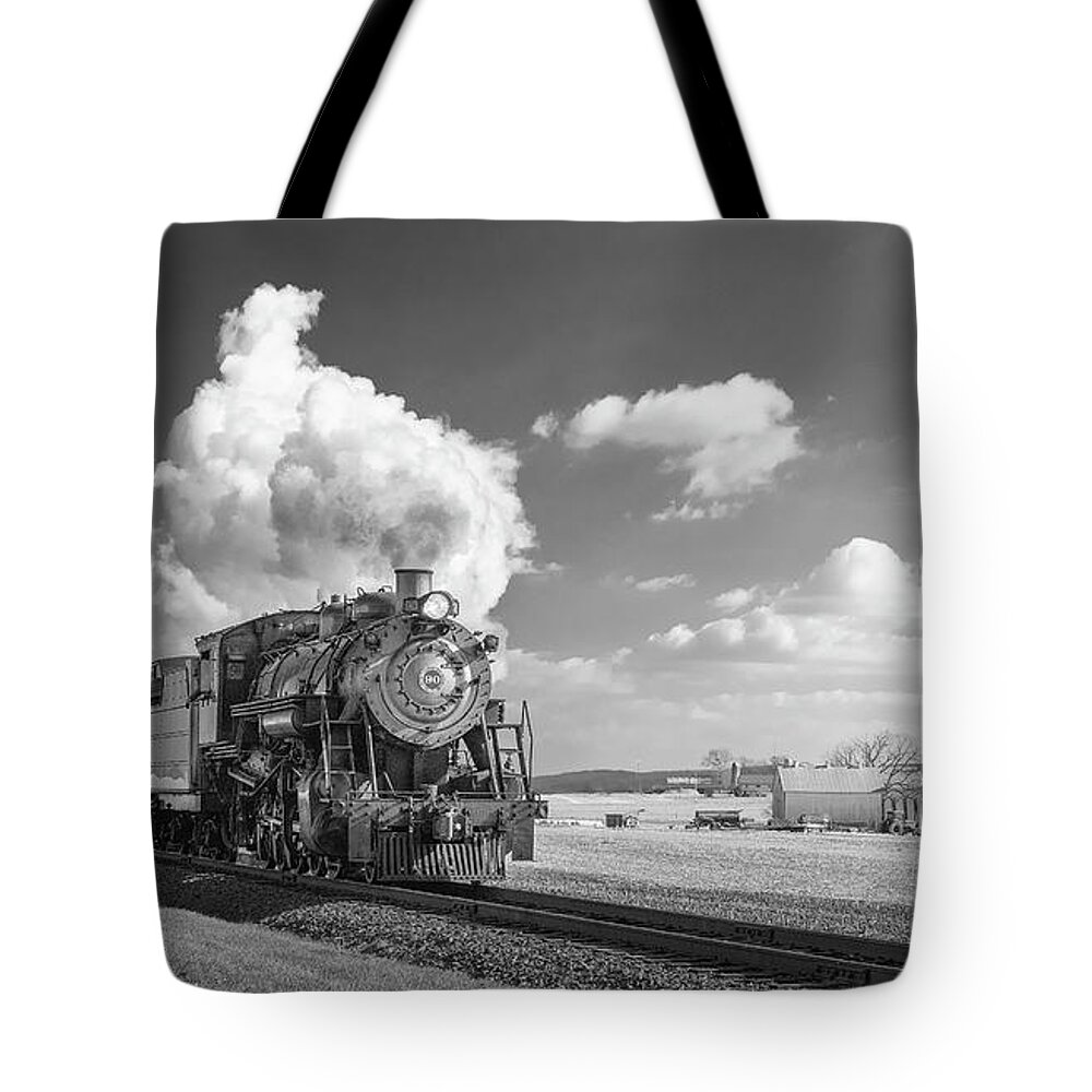 Great Western Tote Bag featuring the photograph Great Western 90 #1 by Jeff Abrahamson