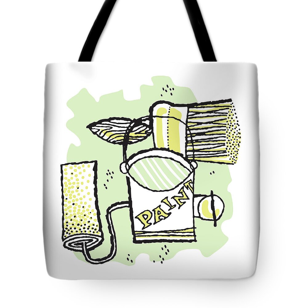 House paint and Painting Tools Tote Bag by CSA Images - Pixels
