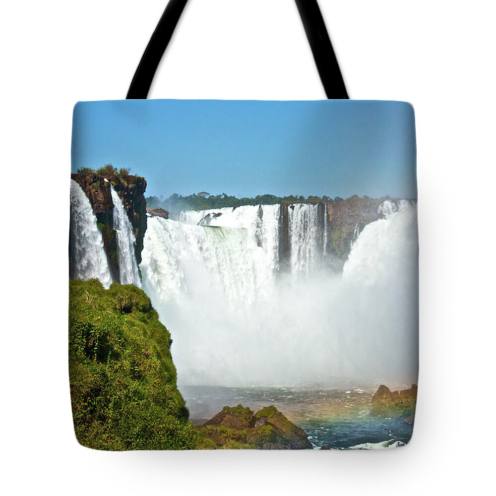 Scenics Tote Bag featuring the photograph Iguazú Falls #1 by Fabiano Rebeque - Frebeque@yahoo.ca