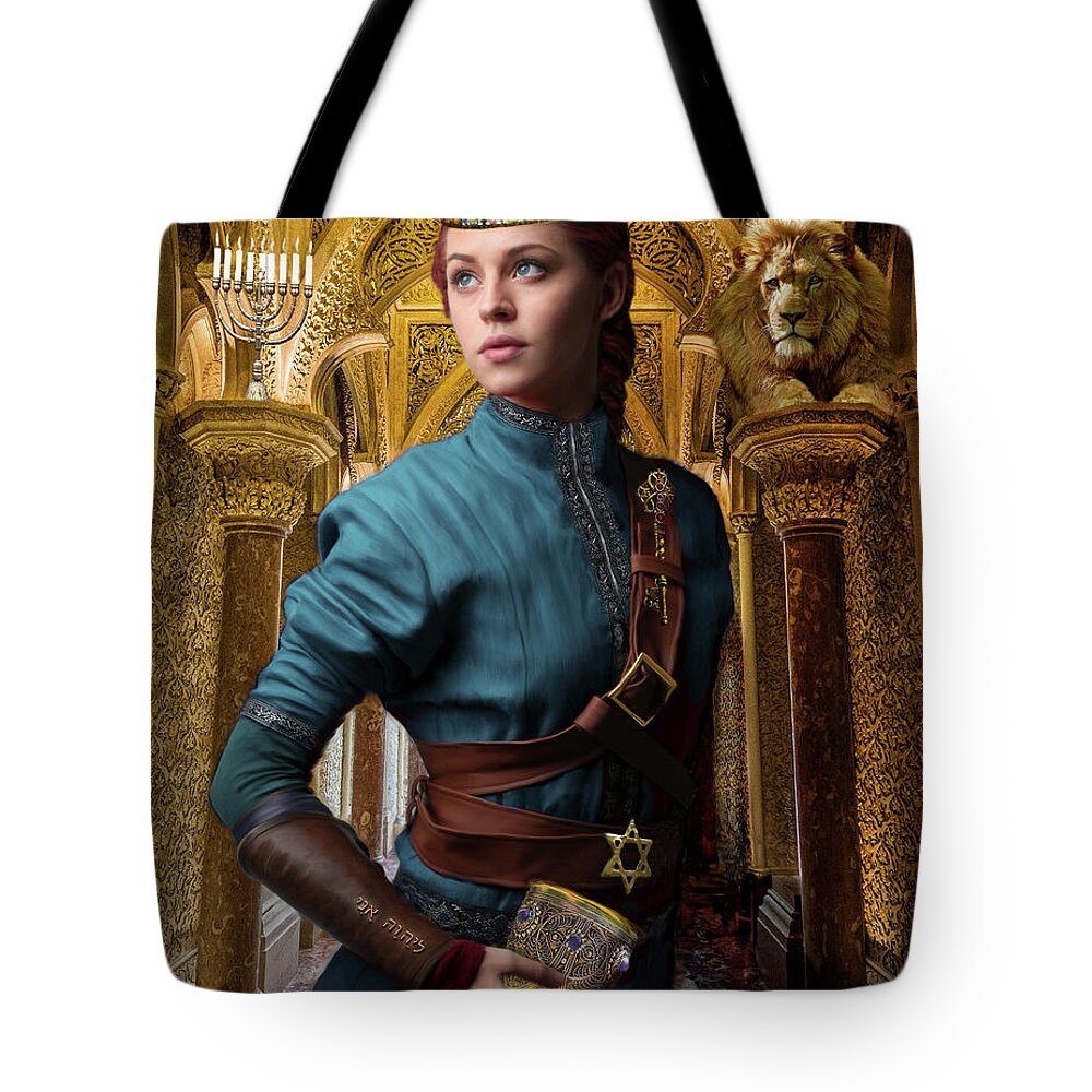 Prophet Tote Bag featuring the digital art Jeremiah Generation by Constance Woods