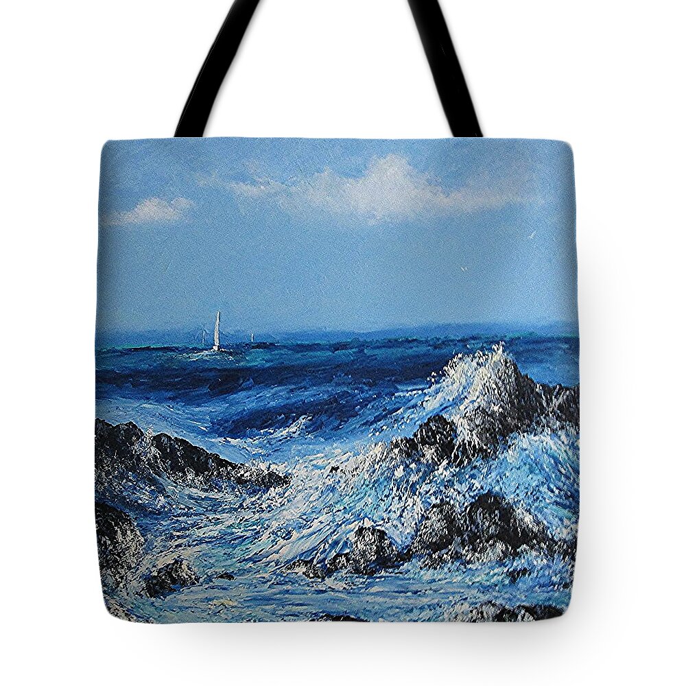 Ocean Tote Bag featuring the photograph Keanae Point by Fred Wilson