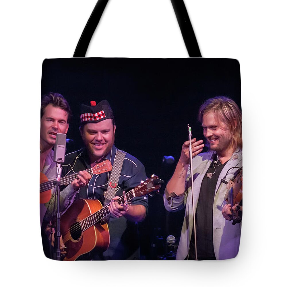 Ketch Secor Tote Bag featuring the photograph Ketch Secor and Chance McCoy #1 by Micah Offman