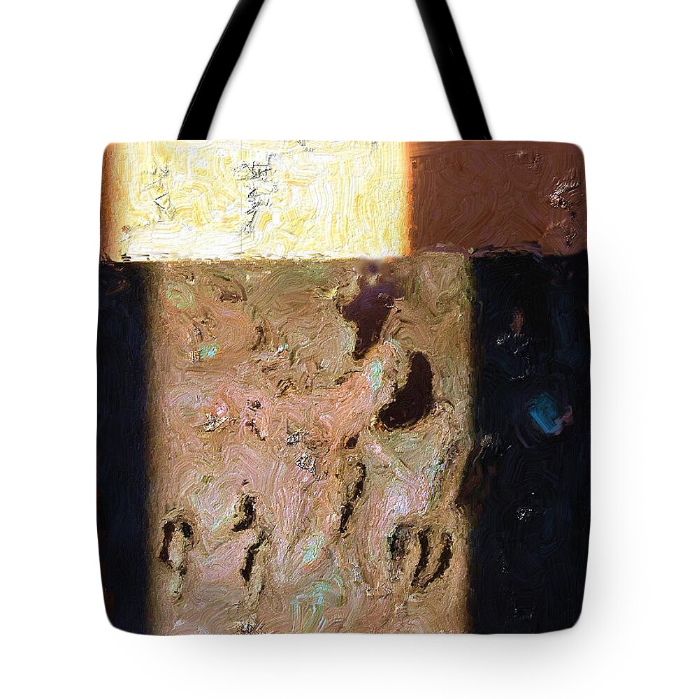  Tote Bag featuring the digital art Layers of Light #1 by Rein Nomm