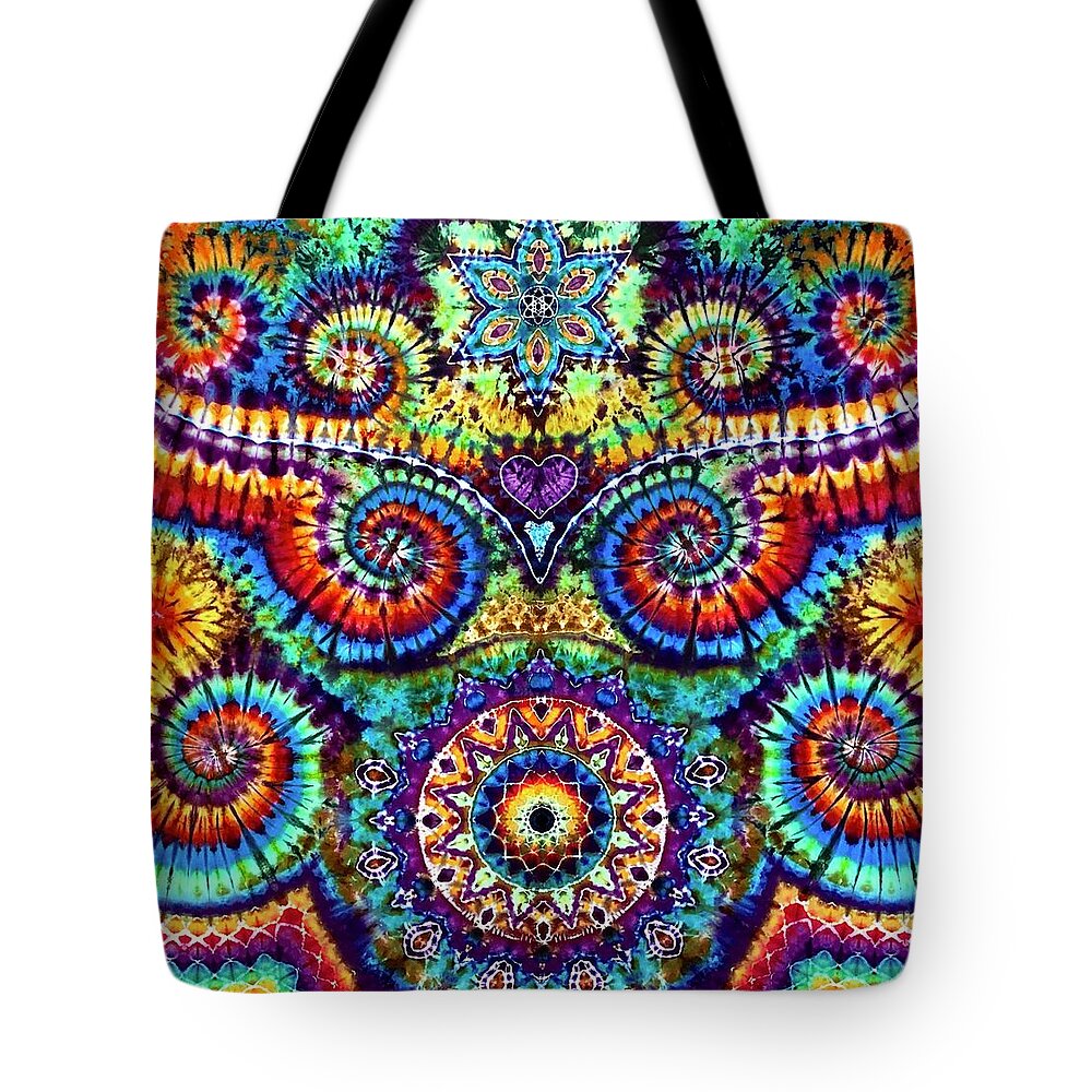 Rob Norwood Tote Bag featuring the tapestry - textile Michelles Tap by Rob Norwood