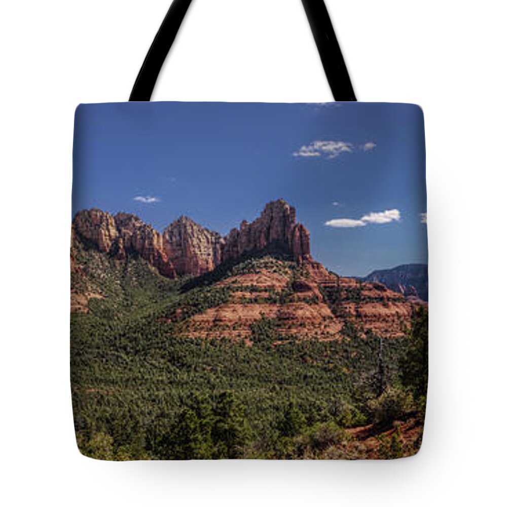 Arizona Tote Bag featuring the photograph Mormon Canyon Panorama #2 by Andy Konieczny