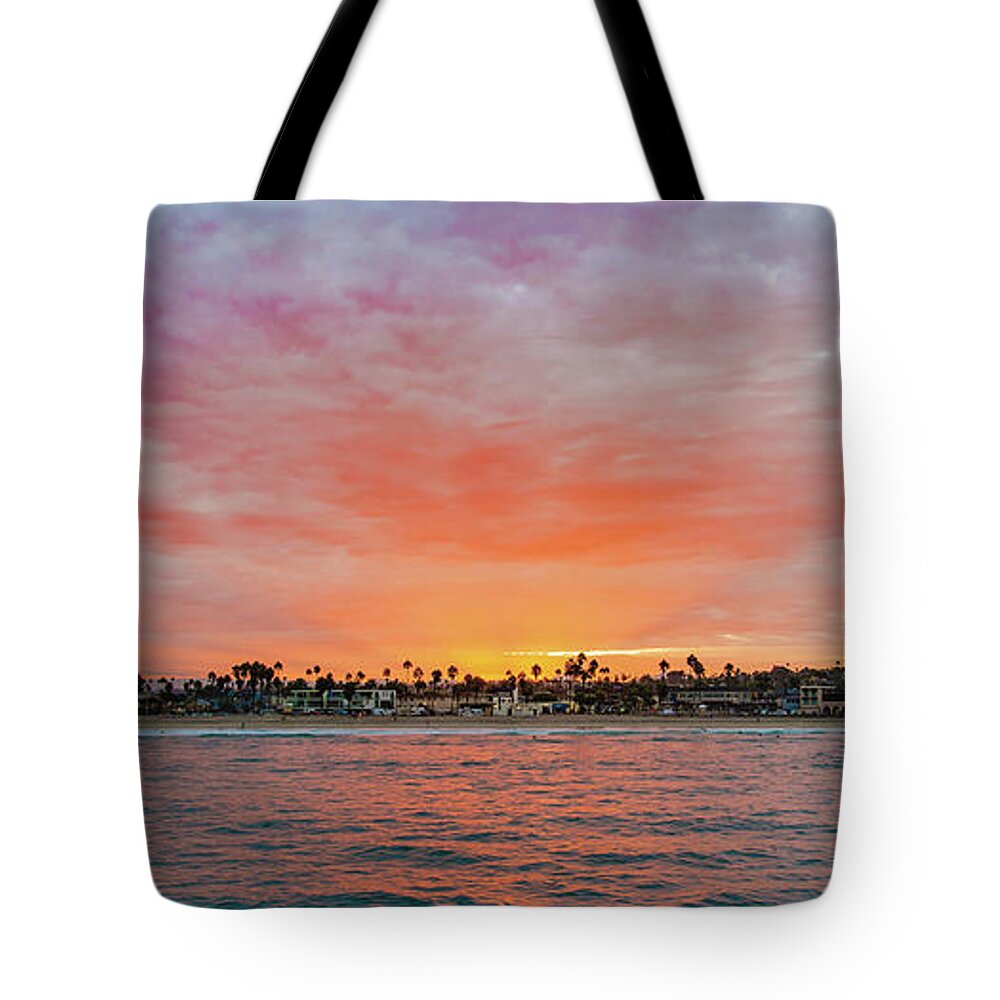 Coastal Living Tote Bag featuring the photograph Ocean Beach Sunrise by Local Snaps Photography