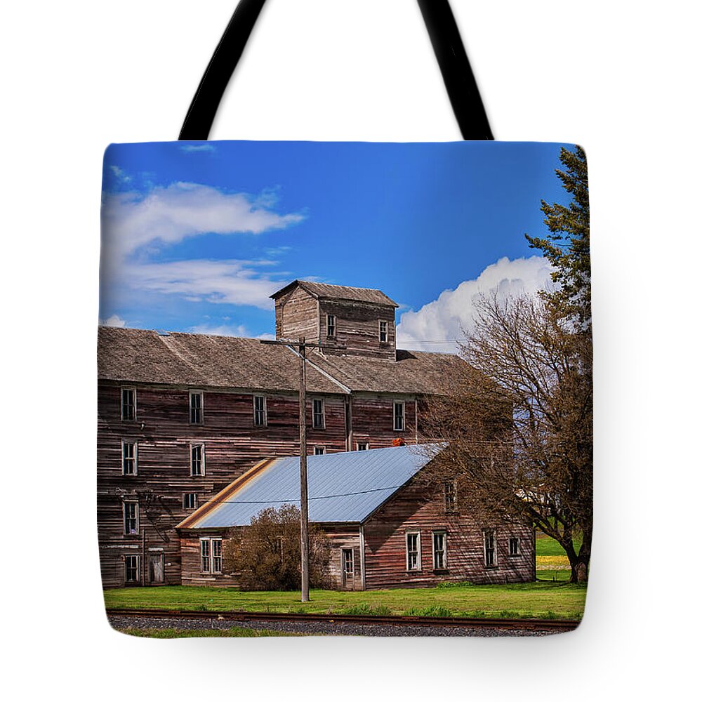 Architecture Tote Bag featuring the photograph Old Flour Mill #1 by Donald Pash
