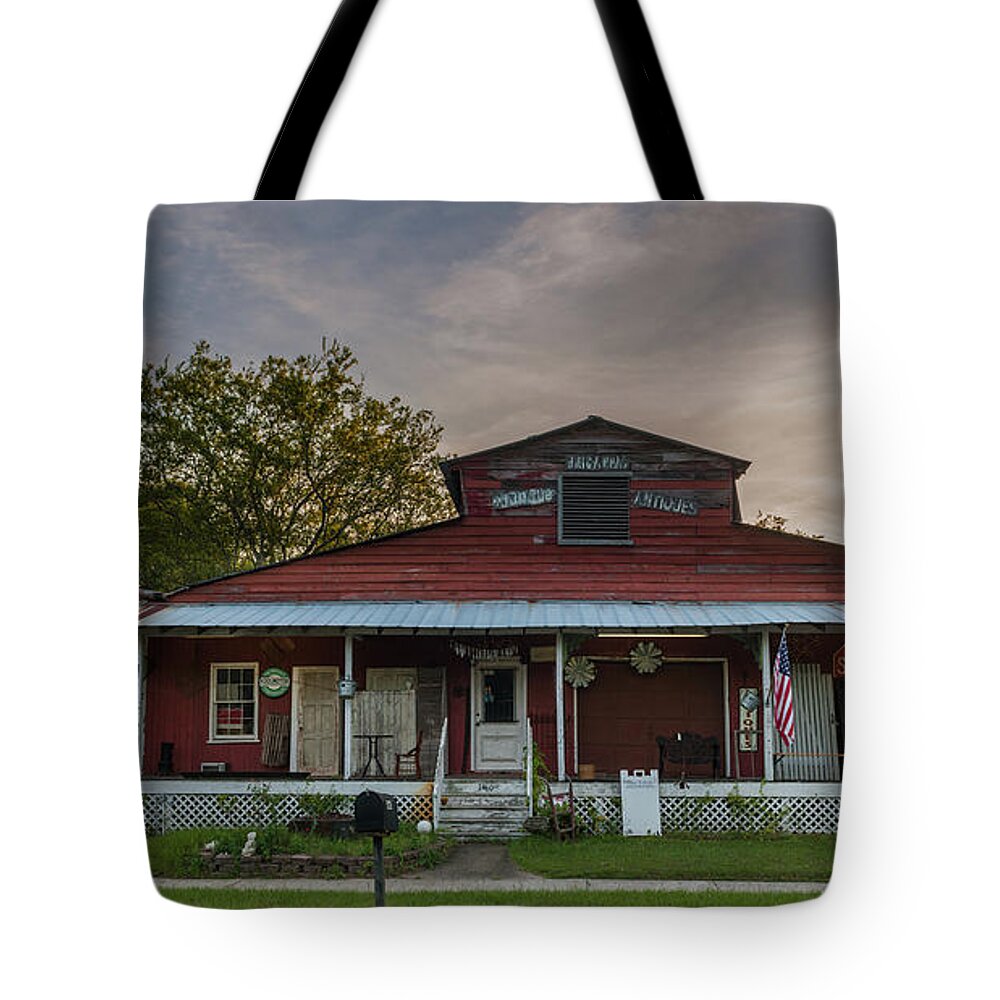 Linda Page's Thieves Market Tote Bag featuring the photograph Linda Pages Thieves Market by Dale Powell