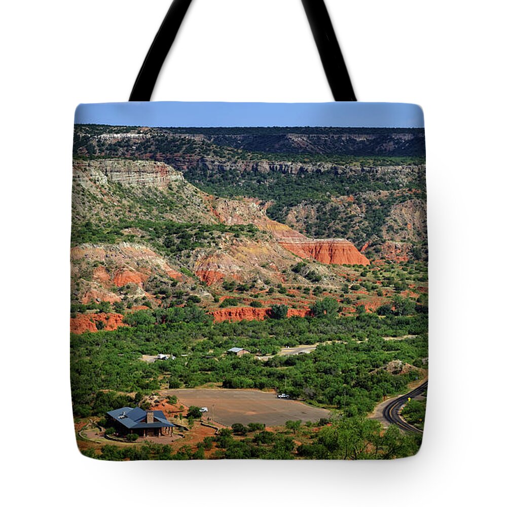 Palo Duro Canyon Tote Bag featuring the photograph Palo Duro Canyon Floor #1 by George Taylor