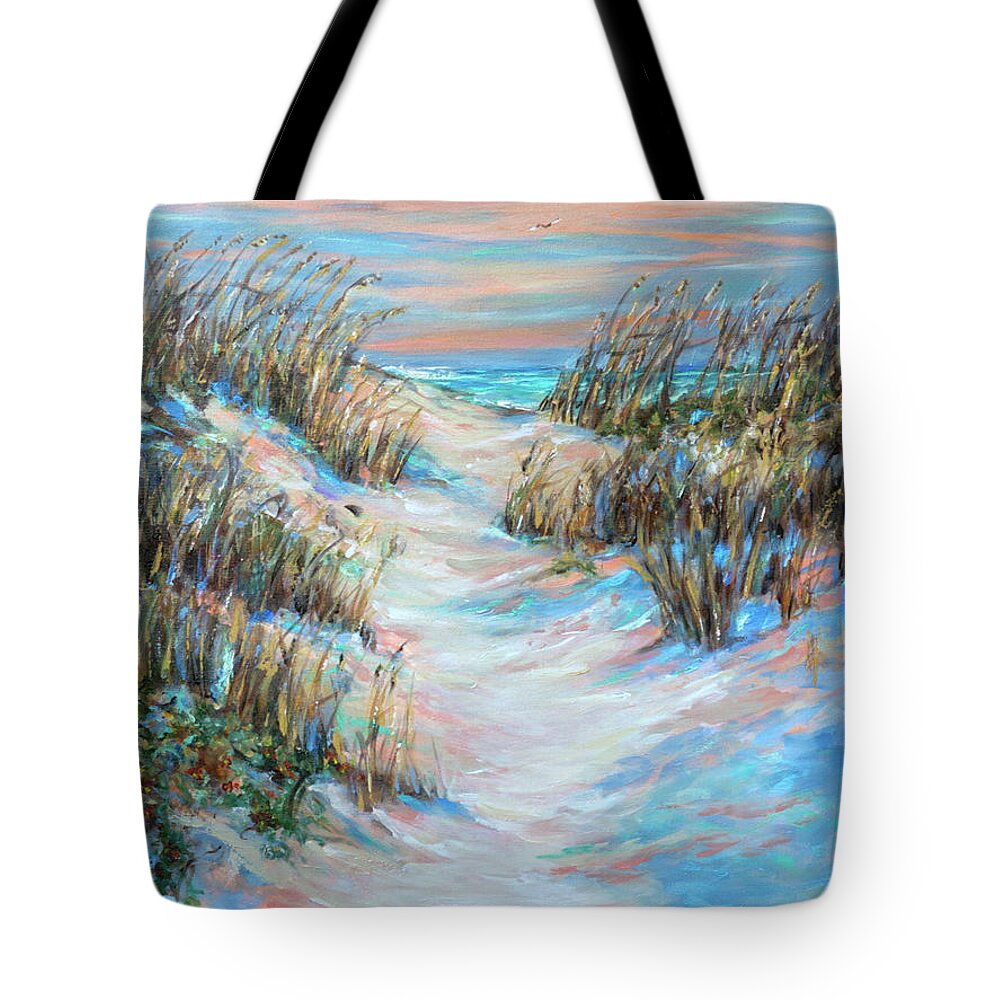Beach Tote Bag featuring the painting Peace #2 by Linda Olsen