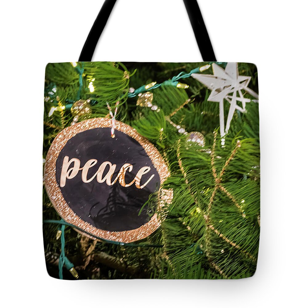 Cleveland Botacinal Gardens Tote Bag featuring the photograph Peace #1 by Stewart Helberg