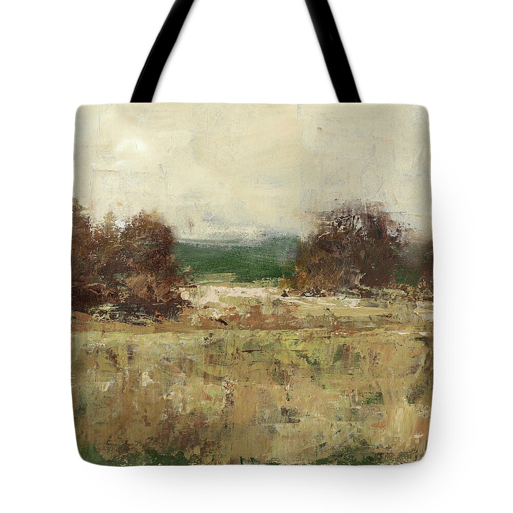 Landscapes Tote Bag featuring the painting Plum Foliage I #1 by Ethan Harper