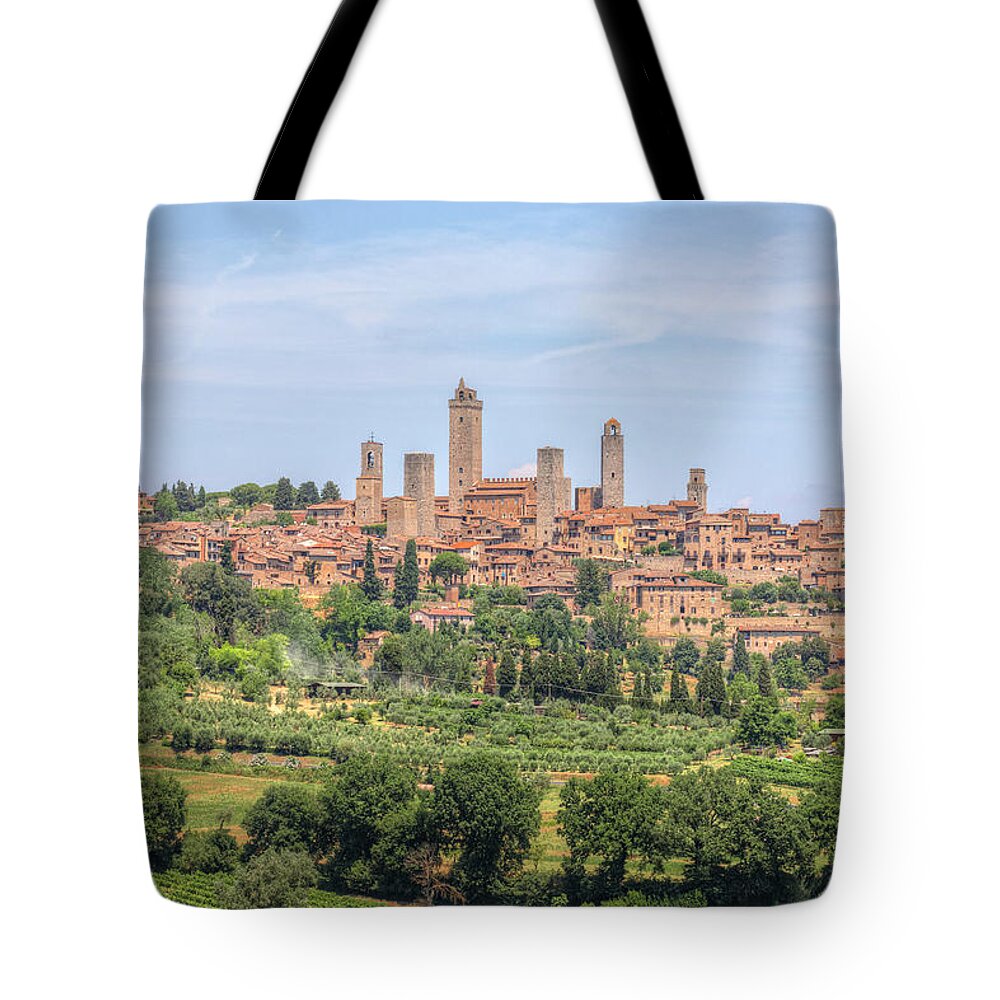 San Gimignano Tote Bag featuring the photograph San Gimignano - Italy #1 by Joana Kruse