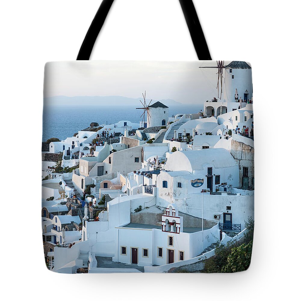 Tranquility Tote Bag featuring the photograph Santorini, Greece #1 by Neil Emmerson