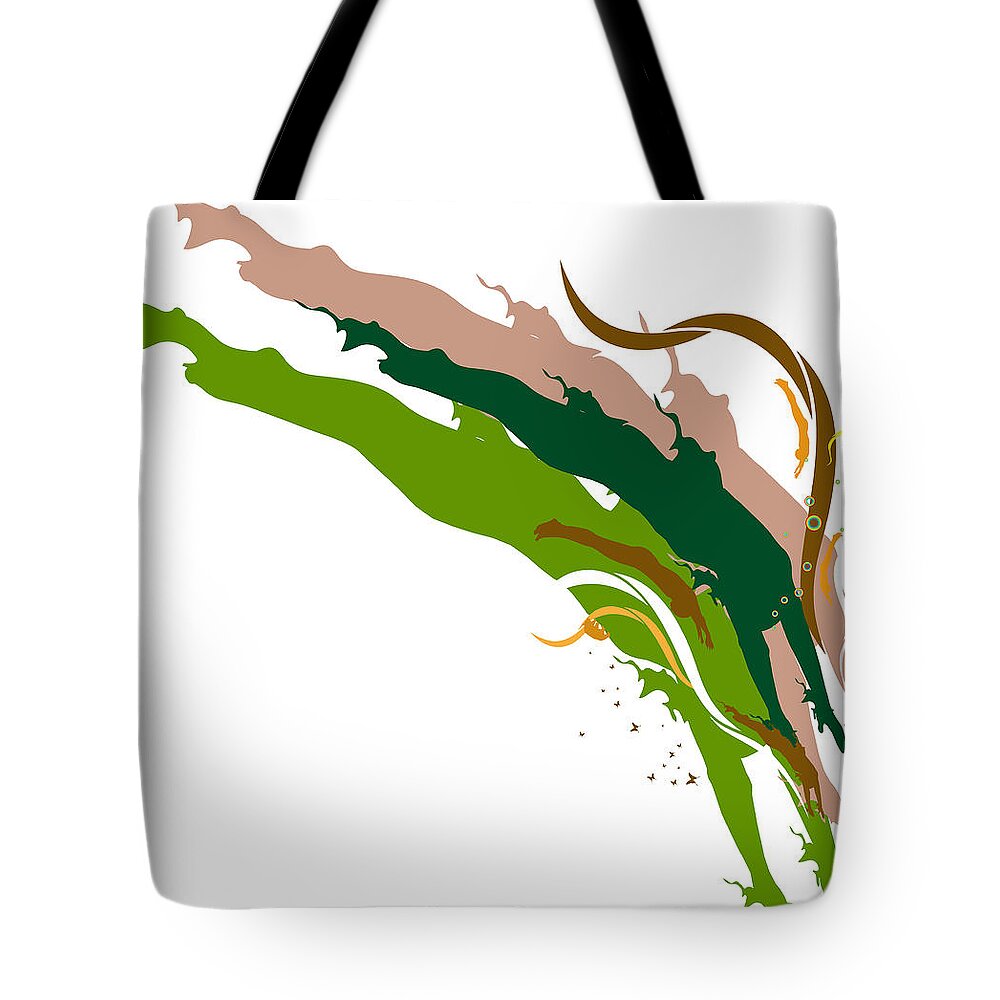 Diving Into Water Tote Bag featuring the digital art Sculpture,moulding Art #1 by Best View Stock
