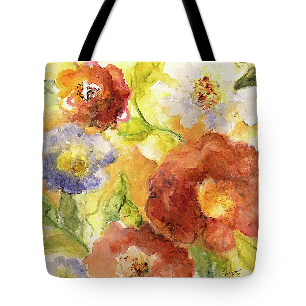 Summer Tote Bag featuring the painting Summer In Provence I by Lanie Loreth