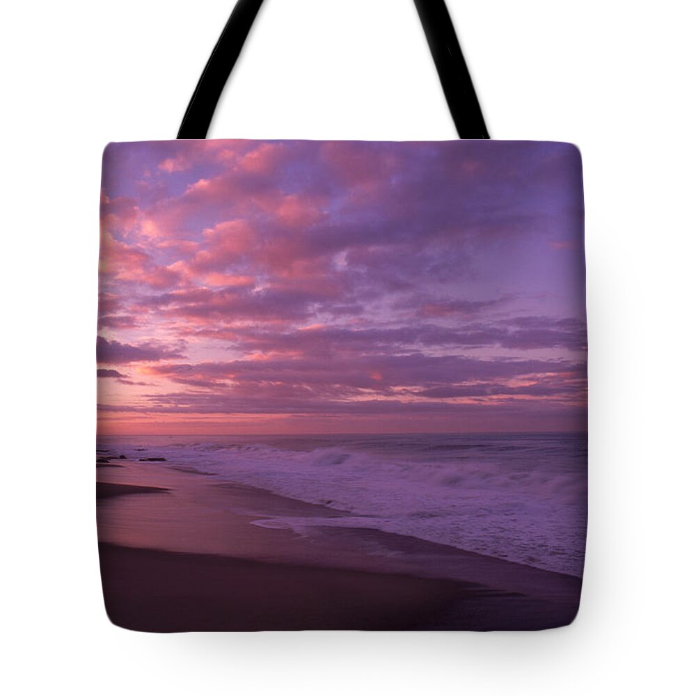 Tranquility Tote Bag featuring the photograph Sunset And The Ocean, Ca #1 by Mitch Diamond
