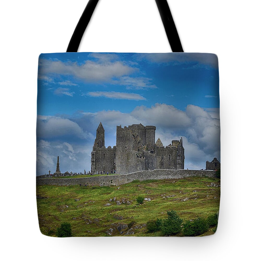 The Rock Of Cashel Tote Bag featuring the photograph The Rock of Cashel #1 by Joe Cashin
