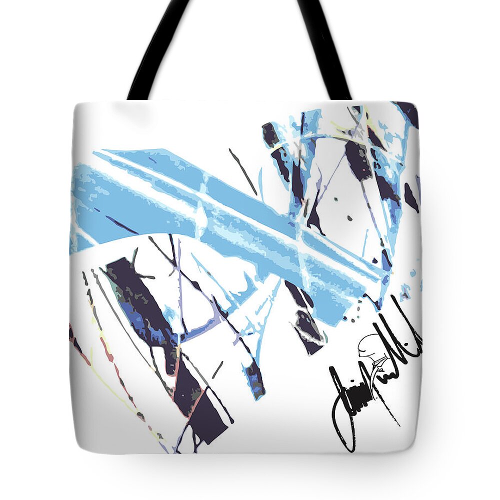  Tote Bag featuring the digital art tri #1 by Jimmy Williams
