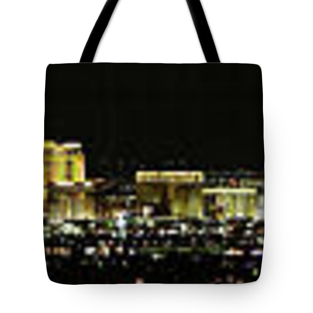 Vegas Tote Bag featuring the photograph Vegas Strip #1 by Darcy Dietrich
