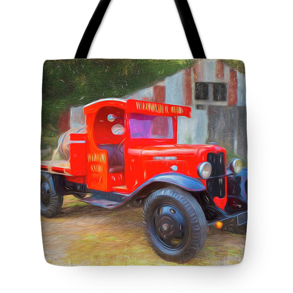 Truck Tote Bag featuring the photograph Vintage Truck #1 by Keith Hawley
