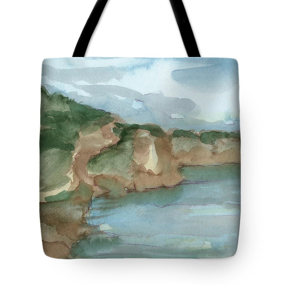 Landscapes Tote Bag featuring the painting Watercolour Sketchbook Vii #1 by Ethan Harper