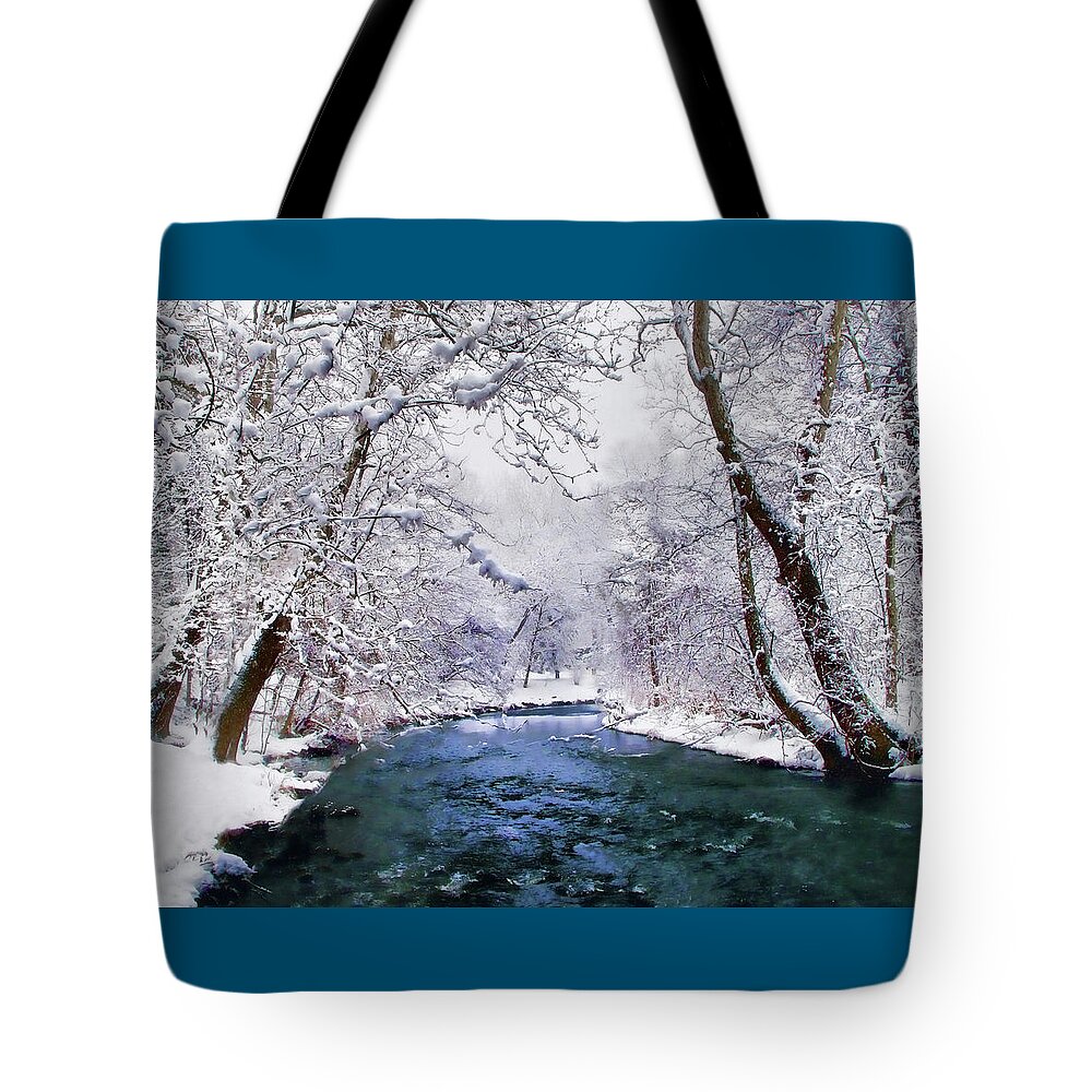 Christmas Tote Bag featuring the photograph Winter White by Jessica Jenney