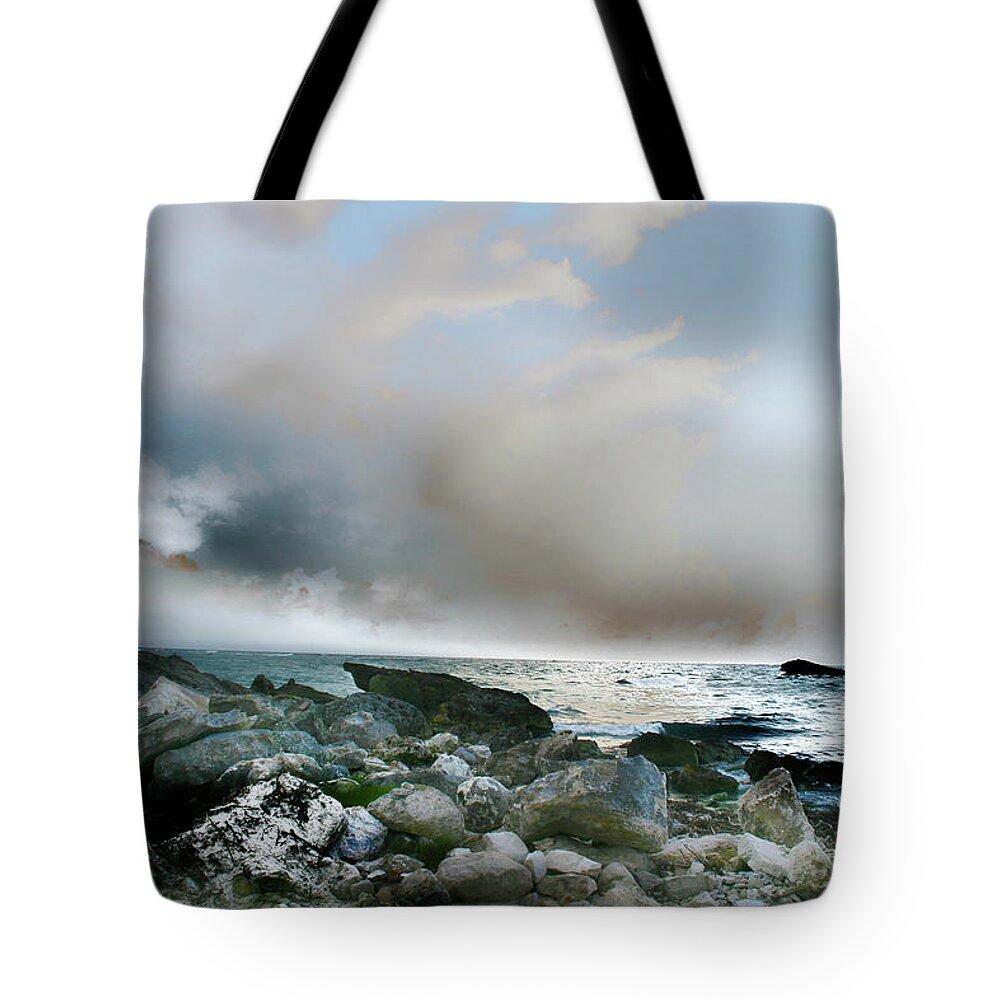 Tulum Beach Tote Bag featuring the photograph Zamas Beach #2 by David Chasey