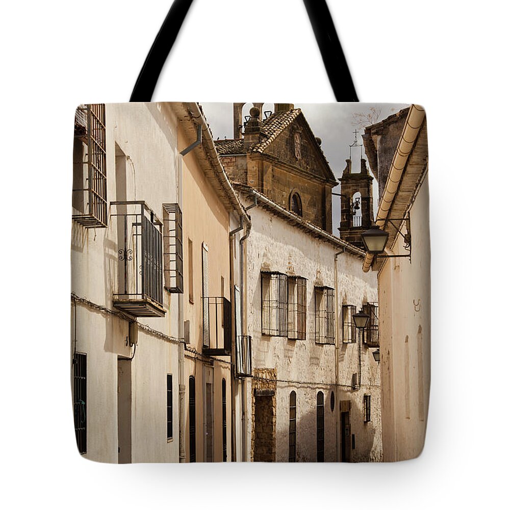 Built Structure Tote Bag featuring the photograph Spain, Andalucia Region, Jaen Province #13 by Walter Bibikow