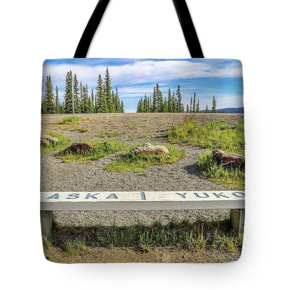 Yukon Canada Tote Bag featuring the photograph Yukon Canada #13 by Paul James Bannerman
