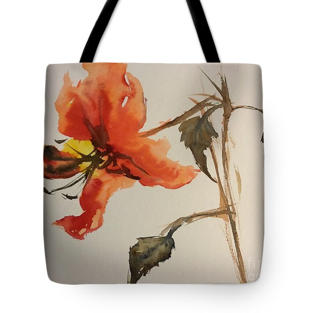1342019 Tote Bag featuring the painting 1342019 by Han in Huang wong