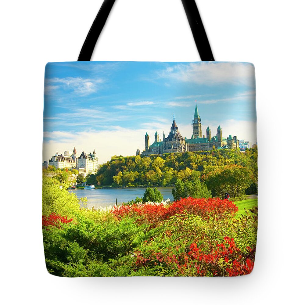 Outdoors Tote Bag featuring the photograph Parliament #14 by Dennis Mccoleman