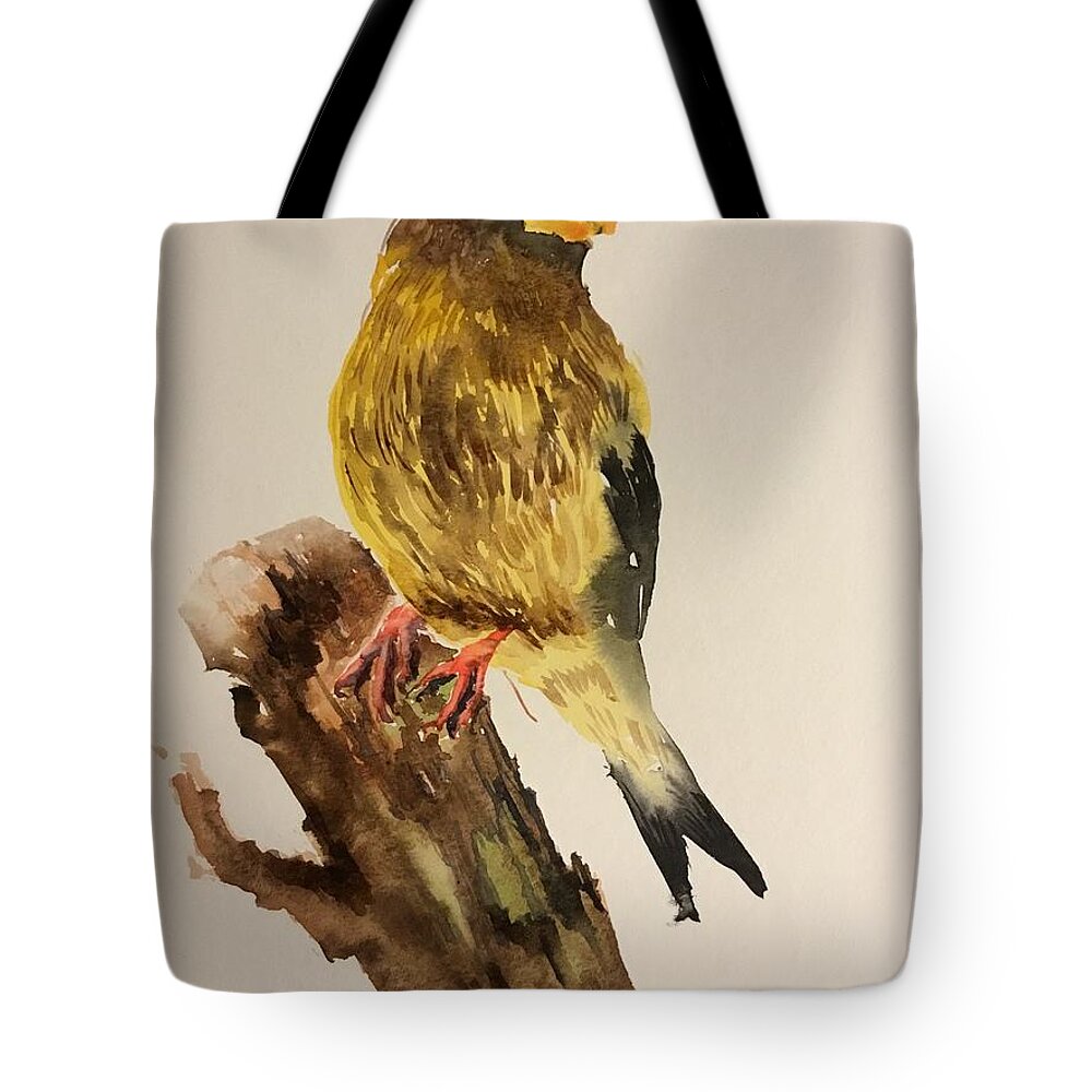 1412019 Tote Bag featuring the painting 1412019 by Han in Huang wong