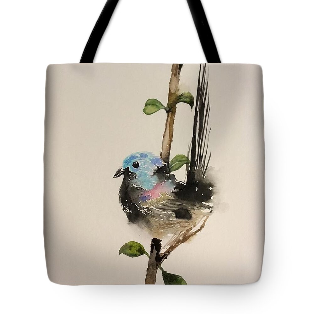 1442019 Tote Bag featuring the painting 1442019 by Han in Huang wong