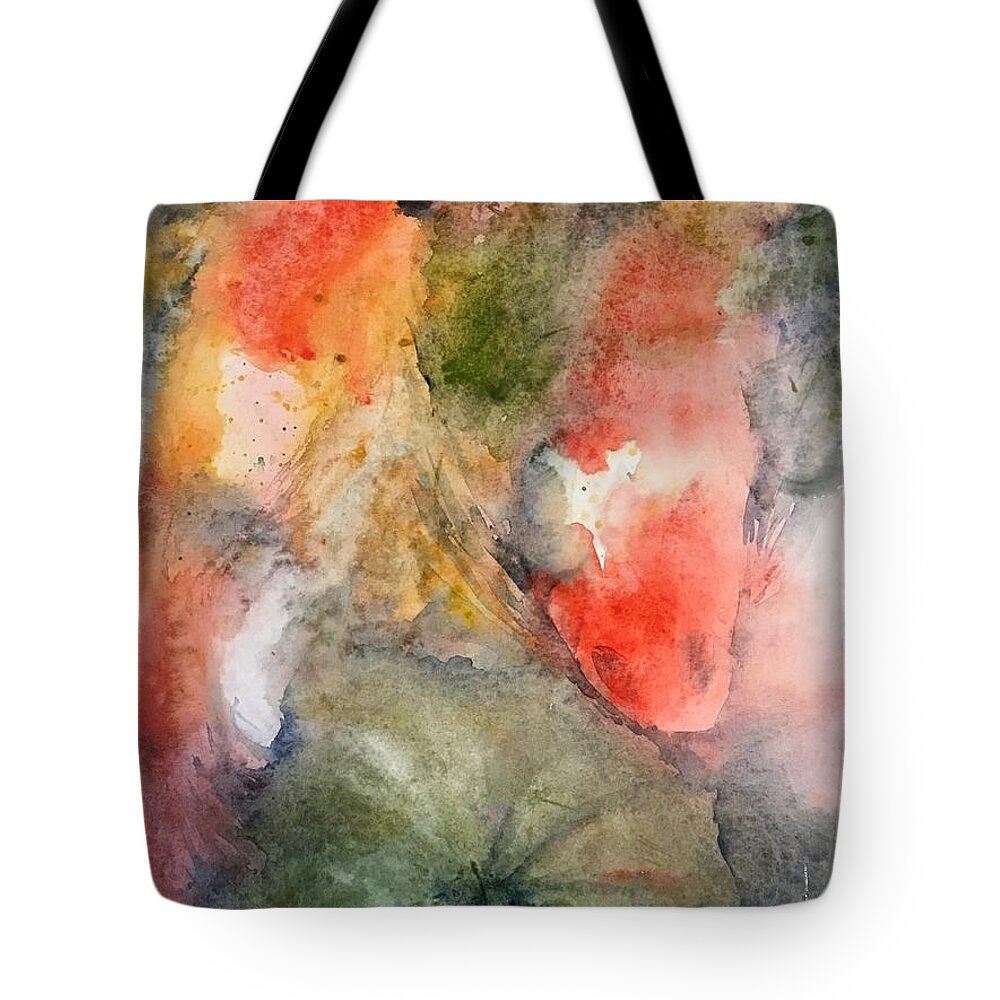 1482019 Tote Bag featuring the painting 1482019 by Han in Huang wong
