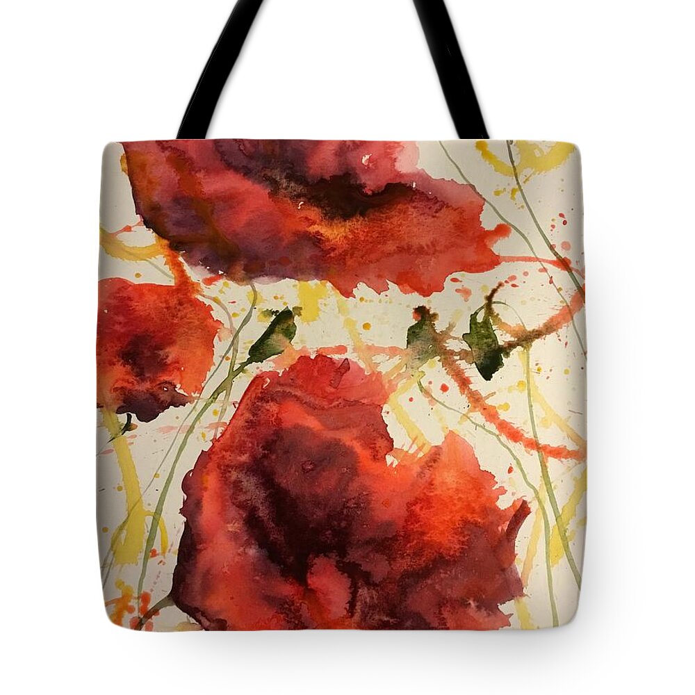 1502019 Tote Bag featuring the painting 1502019 by Han in Huang wong