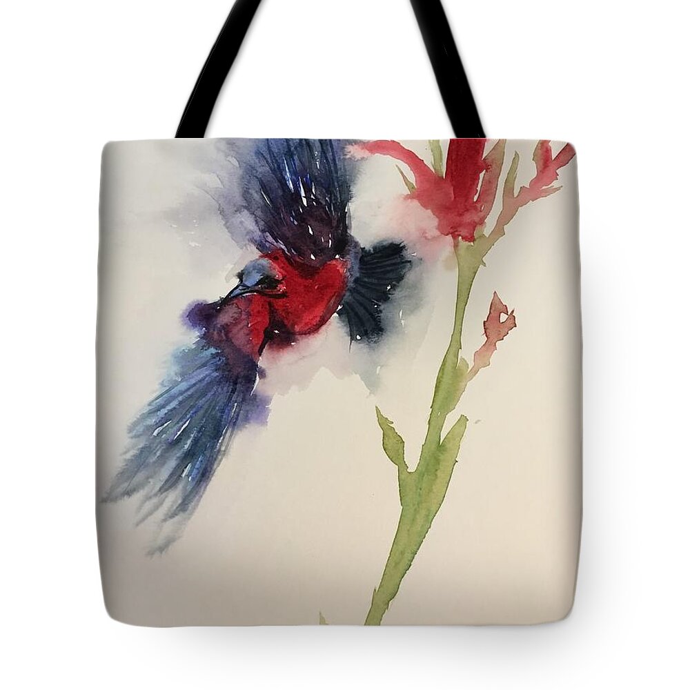 1882019 Tote Bag featuring the painting 1882019 by Han in Huang wong
