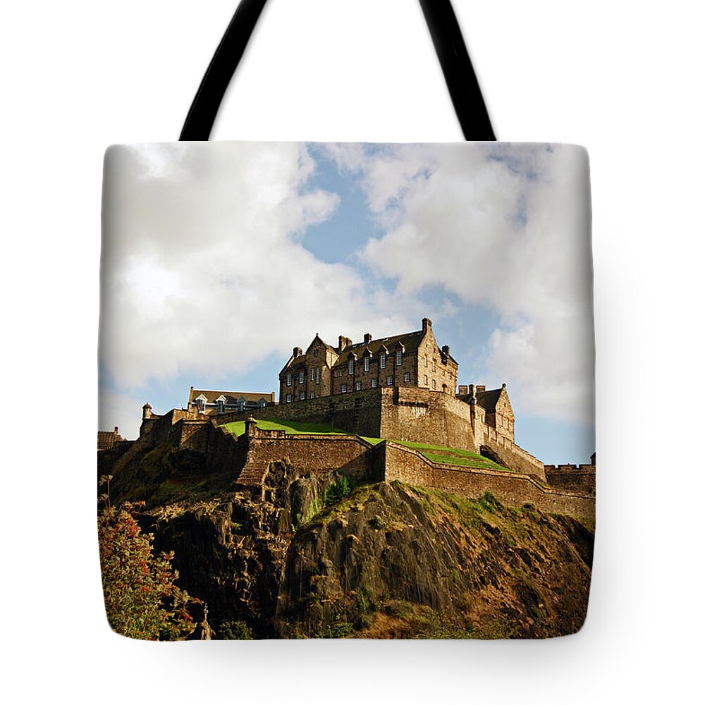 Scotland Tote Bag featuring the photograph 19/08/13 EDINBURGH, The Castle. by Lachlan Main
