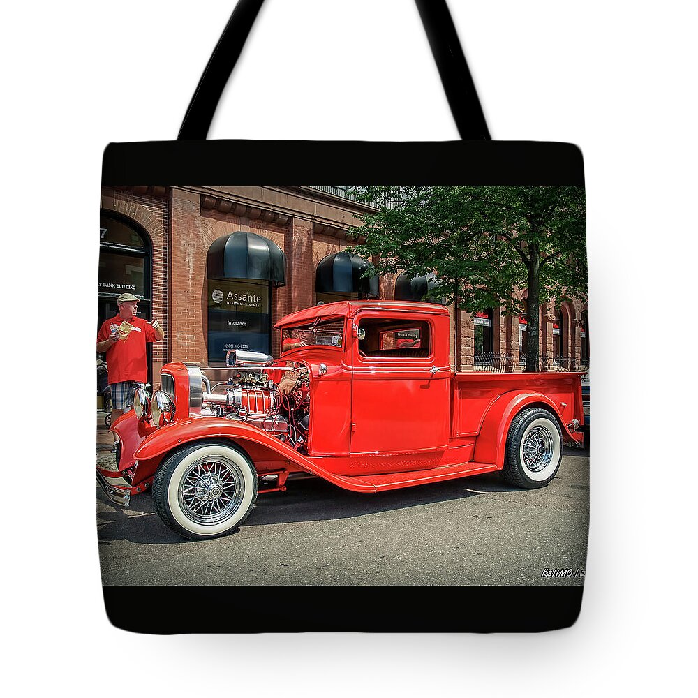 2014 Tote Bag featuring the photograph 1930s Ford hot rod pickup by Ken Morris
