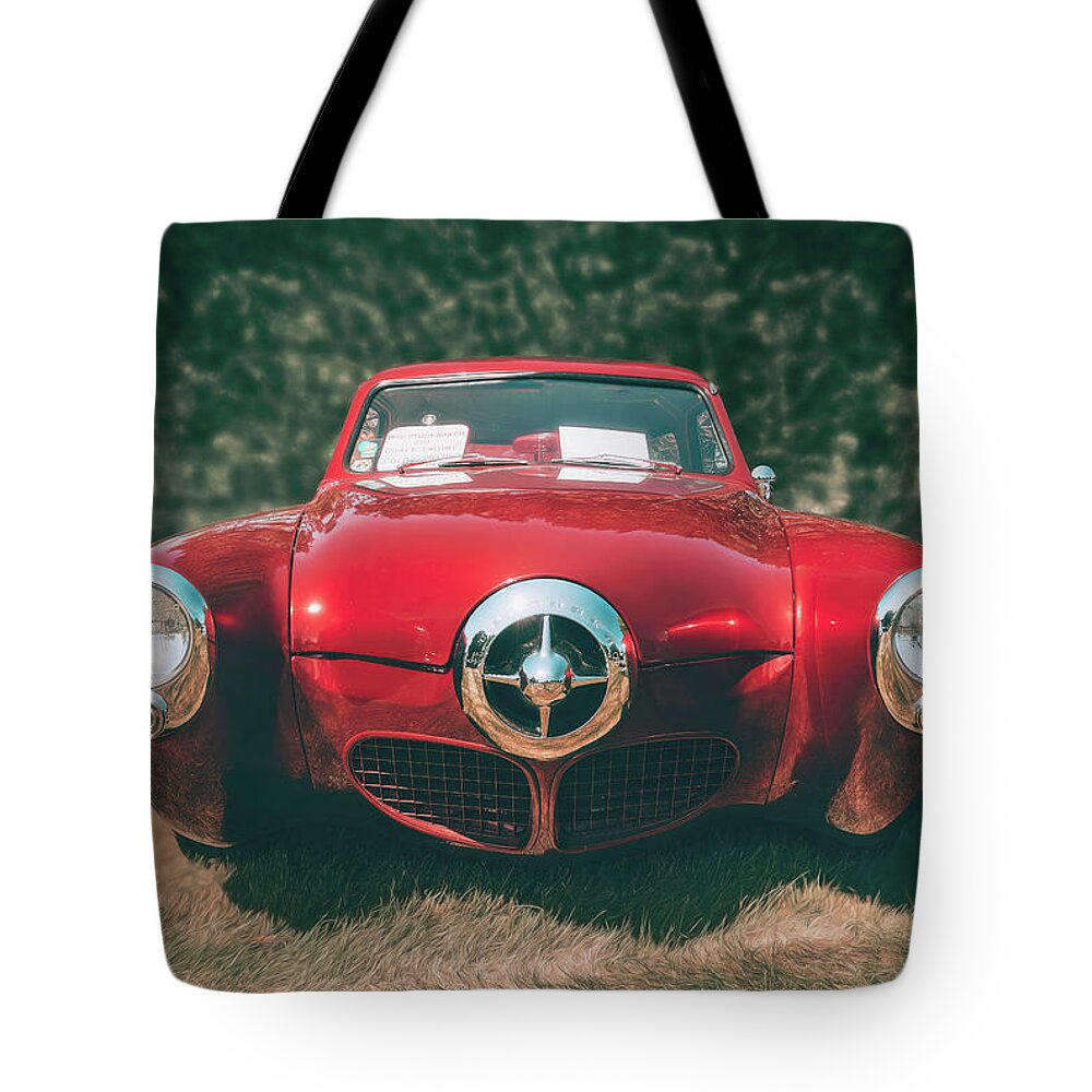 Vehicle Tote Bag featuring the photograph 1950 Studebaker by Scott Norris