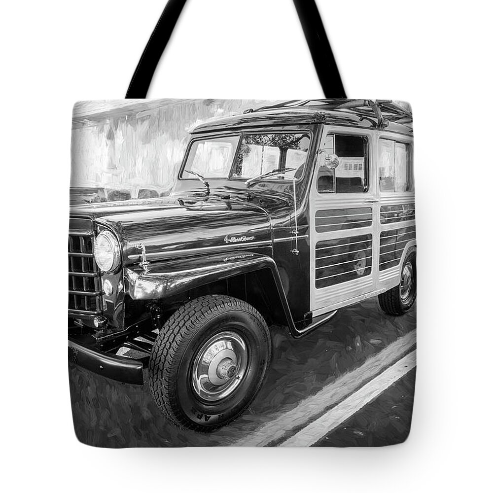 1953 Willys Wagon Tote Bag featuring the photograph 1953 Willys Wagon 4x4 005 by Rich Franco