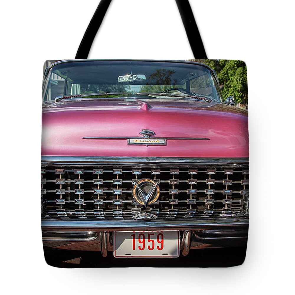 1959 Buick Tote Bag featuring the photograph 1959 Buick Electra 225 x021 by Rich Franco