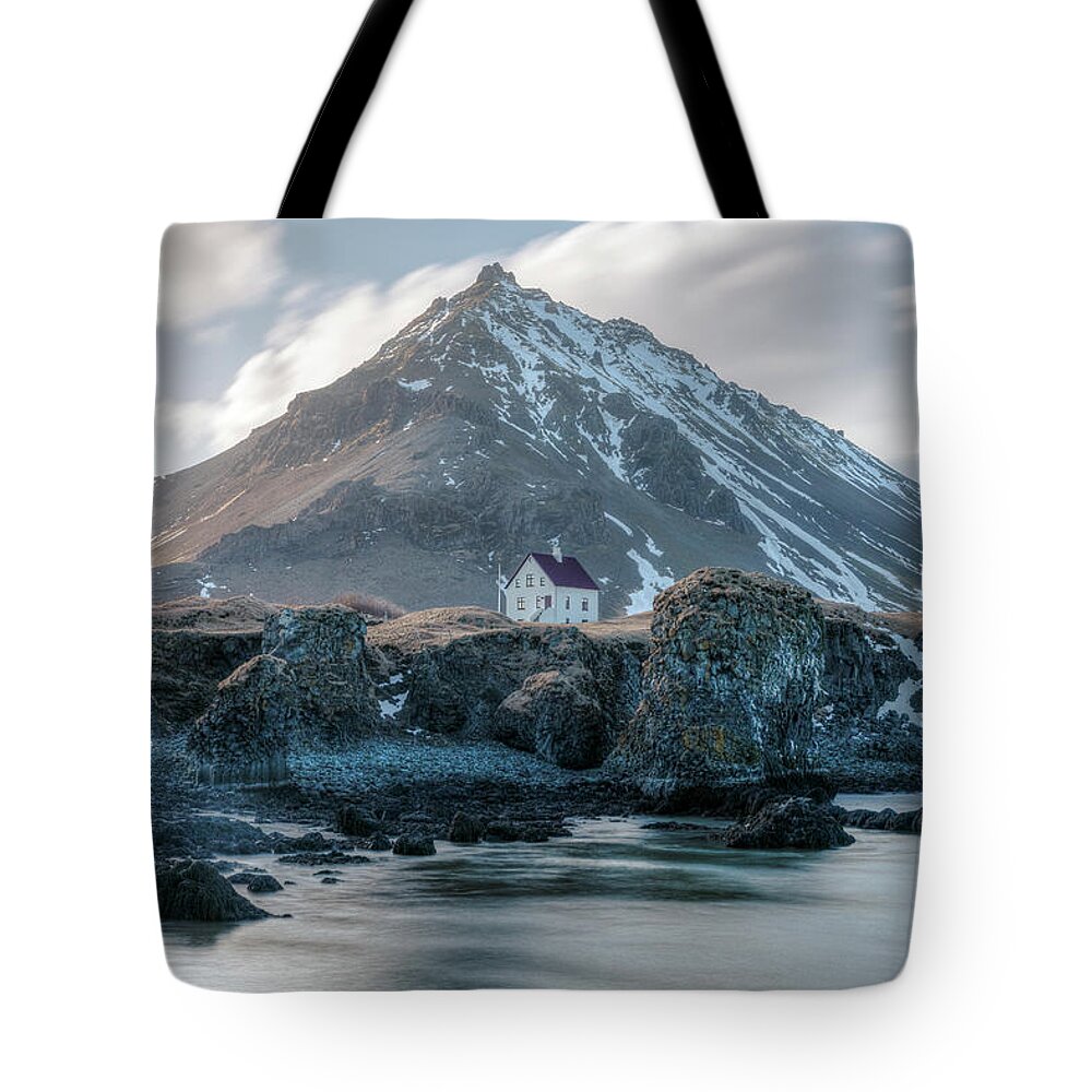 Arnarstapi Tote Bag featuring the photograph Arnarstapi - Iceland #2 by Joana Kruse