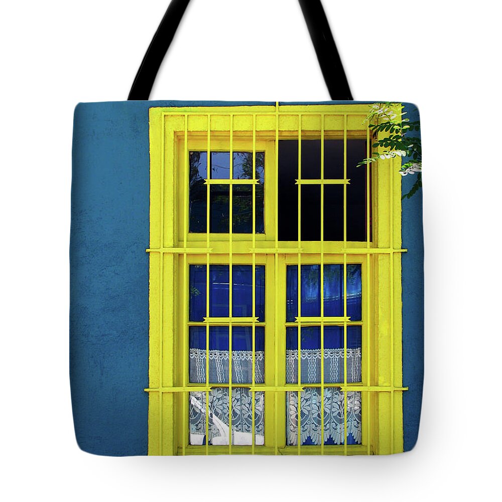 Streetscape Tote Bag featuring the photograph 2 Calle Santiago by Rick Locke - Out of the Corner of My Eye